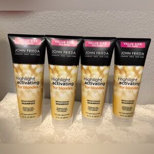 Blonde Highlight Activating Shampoo John Frieda Pack of 4 NEW Value Size